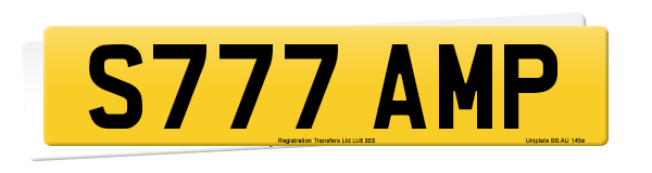 Registration number S777 AMP